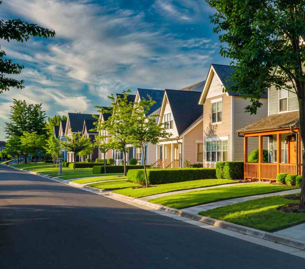 WRS Dumpster Rental — Smyrna residential service Residential neighborhood served by WRS Dumpster Rental in Smyrna, DE